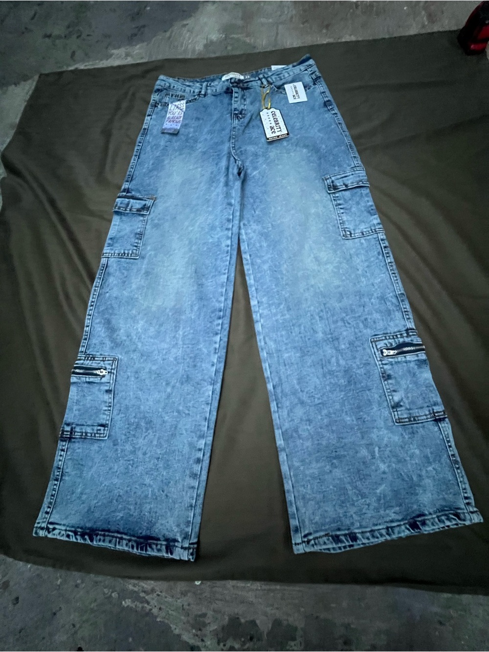 90's Straight Women's Light Blue Denim Jeans brand new size 16